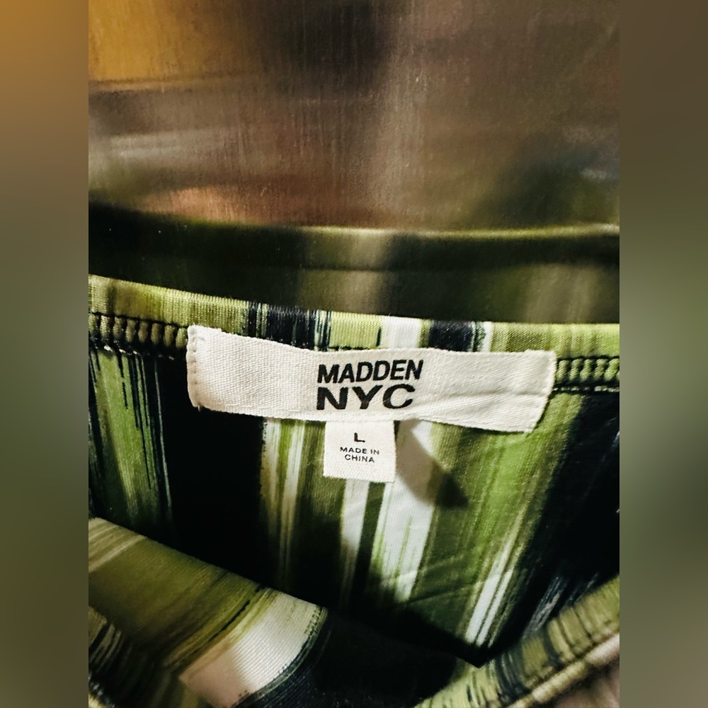 Green and Black Midi Dress NWT - Picture 4 of 4